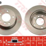 08536624 - ΔΙΣΚΟΙ ΦΡΕΝΩΝ ΠΙΣΩ BMW 320