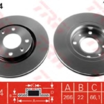 09869514 - ΔΙΣΚ ΦΡ ΕΜ P206/307/XSARA/C3