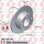 100.1217.00 - 4A0615601A ΔΙΣΚΟΠΛΑΚΑ ΠΙΣΩ SUPB 245 ZIMMERMANN 7 100.1217.00 - 4A0615601A ΔΙΣΚΟΠΛΑΚΑ ΠΙΣΩ SUPB 245 ZIMMERMANN