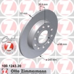 100124320 - 8E0615601B ΔΙΣΚΟΠΛΑΚΑ ZIMMERMANN