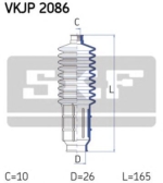 114509824 - G441110 ΦΟΥΣΚΑ ΚΡΕΜΑΓΙΕΡΑΣ ΔΕΞΙΑ SKODA FAVORIT OR, FELICIA Καινούργιο Ανταλλακτικό