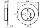 115430211 - 115-430-211 ΔΙΣΚΟΠΛΑΚΑ SKODA FAVORIT 135, 136 1989-1992 Καινούργιο Ανταλλακτικό