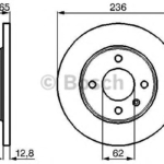 115430211 - 115-430-211 ΔΙΣΚΟΠΛΑΚΑ SKODA FAVORIT 135, 136 1989-1992 11 115430211 - 115-430-211 ΔΙΣΚΟΠΛΑΚΑ SKODA FAVORIT 135, 136 1989-1992