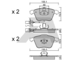 8E0698151L - MDB2648 ΤΑΚΑΚΙΑ ΕΜΠΡΟΣ VW GROUP MINTEX Καινούργιο Ανταλλακτικό