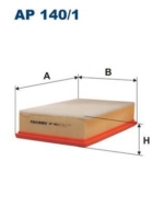 AP140/1 - 1L0129620C ΦΙΛΤΡΟ ΑΕΡΟΣ FILTRON VW GROUP Καινούργιο Ανταλλακτικό