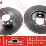MDC1047 - 7D0615301C ΔΙΣΚΟΠΛΑΚΕΣ ΕΜΠΡΟΣ ΜΙΝΤΕΧ