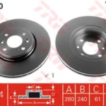 MDC1083 - 7701207829 ΔΙΣΚΟΠΛΑΚΕΣ MINTEX MEGANE SET