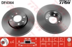 MDC1607 - MDC1607 ΔΙΣΚΟΠΛΑΚΕΣ ΣΕΤ MINTEX NISSAN - RENAULT Καινούργιο Ανταλλακτικό