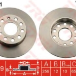 MDC1679 - 1K0615601L ΔΙΣΚΟΠΛΑΚΕΣ ΣΕΤ ΜΙΝΤΕΧ VW GROUP