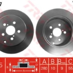 MDC1696 - 4243105030 ΔΙΣΚΟΠΛΑΚΕΣ ΣΕΤ MINTEX TOYOTA 1 MDC1696 - 4243105030 ΔΙΣΚΟΠΛΑΚΕΣ ΣΕΤ MINTEX TOYOTA