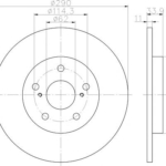 MDC2169 - MDC2169 ΔΙΣΚΟΠΛΑΚΕΣ ΣΕΤ MINTEX TOYOTA 11 MDC2169 - MDC2169 ΔΙΣΚΟΠΛΑΚΕΣ ΣΕΤ MINTEX TOYOTA