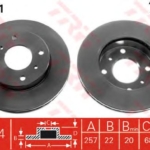 MDC584 - MDC584 ΔΙΣΚΟΠΛΑΚΕΣ ΣΕΤ MINTEX NISSAN 3 MDC584 - MDC584 ΔΙΣΚΟΠΛΑΚΕΣ ΣΕΤ MINTEX NISSAN