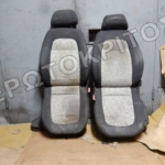 ΚΑΘΙΣΜΑΤΑ ΟΔΗΓΟΥ-ΣΥΝΟΔΗΓΟΥ VW POLO (2001-2009) 5Θ ΜΑΥΡΟ ΓΚΡΙ ΥΦΑΣΜΑ ΜΕΤΑΧΕΙΡΙΣΜΕΝΟ ΓΝΗΣΙΟ ( ΠΑΡΑΔΙΔΕΤΑΙ ΚΑΘΑΡΟ )