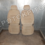 ΚΑΘΙΣΜΑΤΑ ΟΔΗΓΟΥ-ΣΥΝΟΔΗΓΟΥ SKODA OCTAVIA (VW GOLF,BORA 1999-2006) 5Θ ΜΠΕΖ ΥΦΑΣΜΑ ΜΕΤΑΧΕΙΡΙΣΜΕΝΟ ΓΝΗΣΙΟ ( ΠΑΡΑΔΙΔΕΤΑΙ ΚΑΘΑΡΟ )