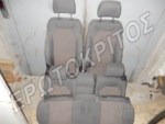 ΣΑΛΟΝΙ (SEAT LEON 1P 2005–2012 SKODA OCTAVIA 5, VW GOLF V 5Θ) ΓΚΡΙ ΥΦΑΣΜΑ ΣΕΤ ΜΕΤΑΧΕΙΡΙΣΜΕΝΟ ΓΝΗΣΙΟ ( ΠΑΡΑΔΙΔΕΤΑΙ ΚΑΘΑΡΟ ) Μεταχειρισμένο
