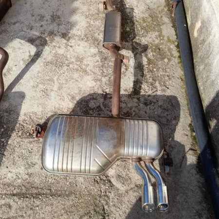 ΕΞΑΤΜΙΣΗ AUDI A3 VW GOLF ΜΕΣΑΙΟ 1J0119Q ΤΕΛΙΚΟ ΕΞΑΤΜΙΣΗΣ ΠΙΣΩ ΓΝΗΣΙΟ 1J0119AA ΜΕΤΑΧΕΙΡΙΣΜΕΝΗ ΓΝΗΣΙΑ