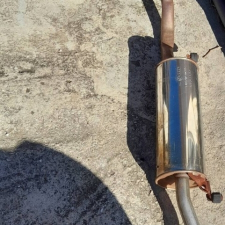 ΕΞΑΤΜΙΣΗ AUDI A4 ΜΕΣΑΙΟ 8D0253411 ΤΕΛΙΚΟ ΕΞΑΤΜΙΣΗΣ ΠΙΣΩ ΓΝΗΣΙΟ 8D0253611N ΜΕΤΑΧΕΙΡΙΣΜΕΝΗ ΓΝΗΣΙΑ